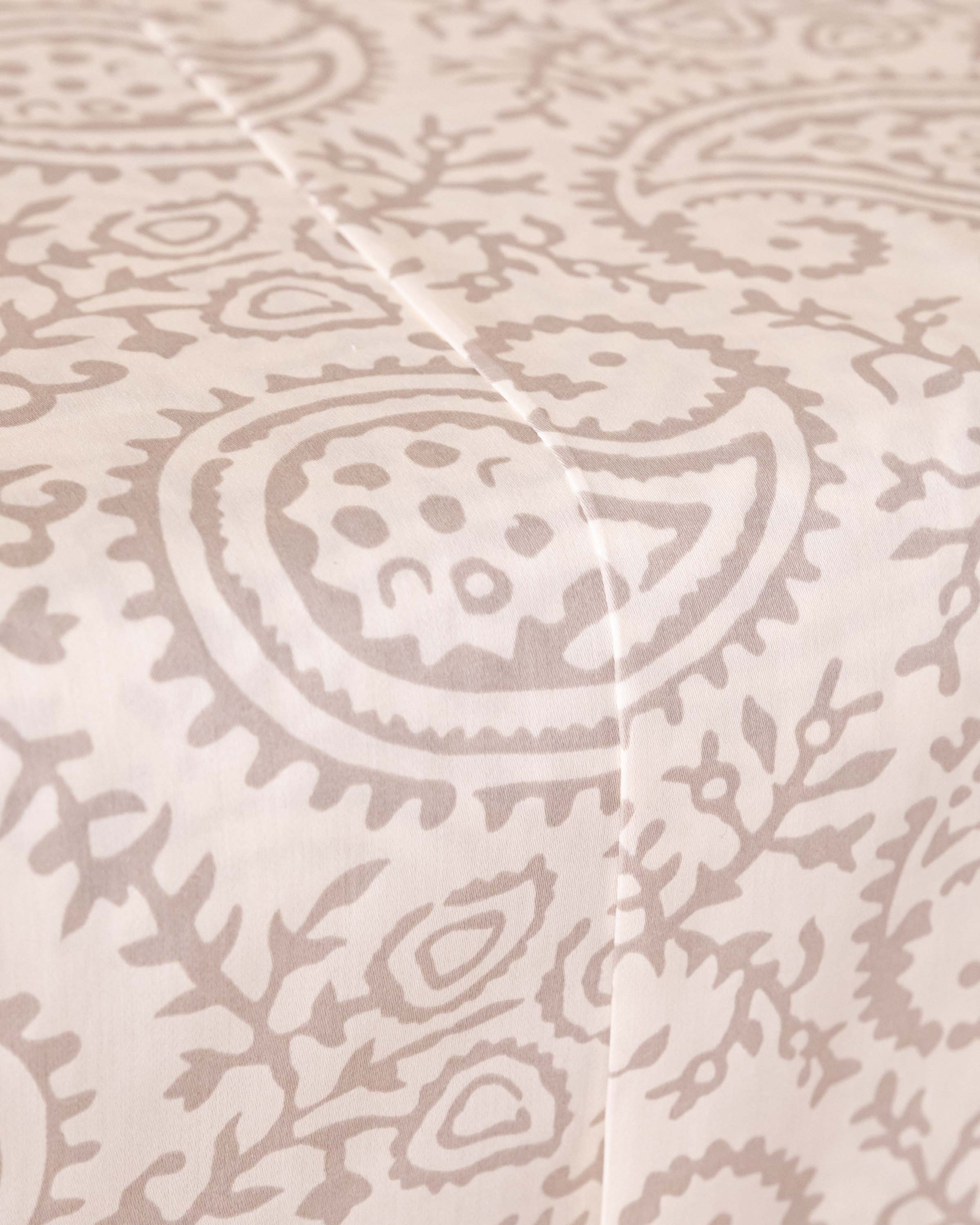 Juego de Sábanas Caterina Algodón Satén Gris Claro