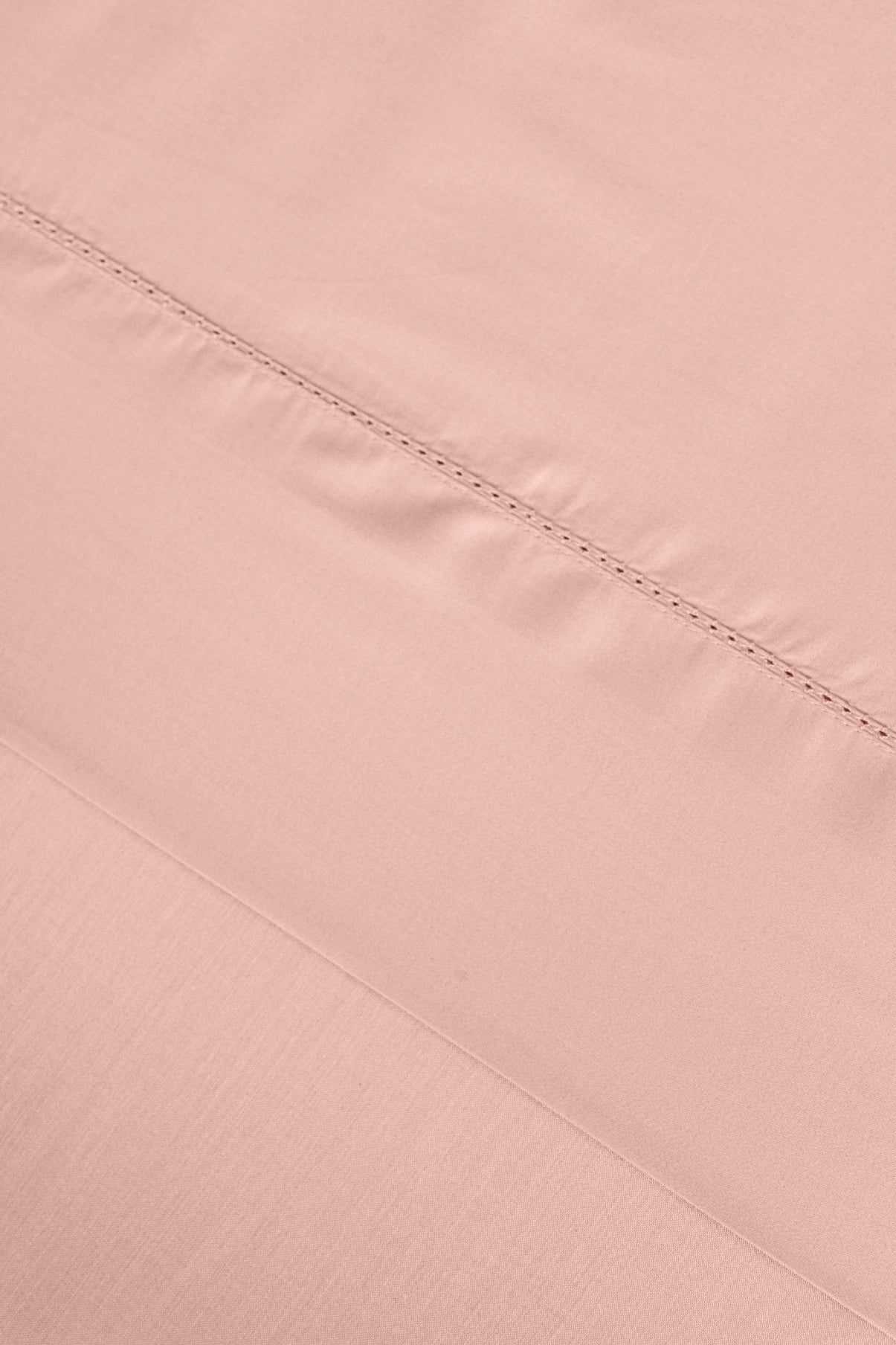 Juego de Sábanas Satén con Vainica Lisas Rosa Keike