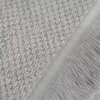 Alfombrin flecos rizo nido liso 870gr Azul Keike