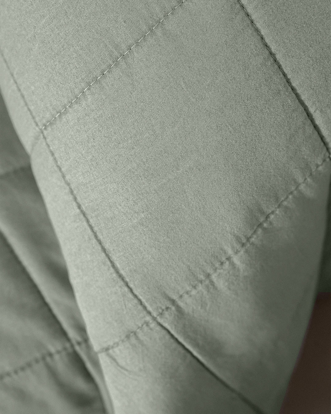 Colcha Cuadros Lisa Verde Keike