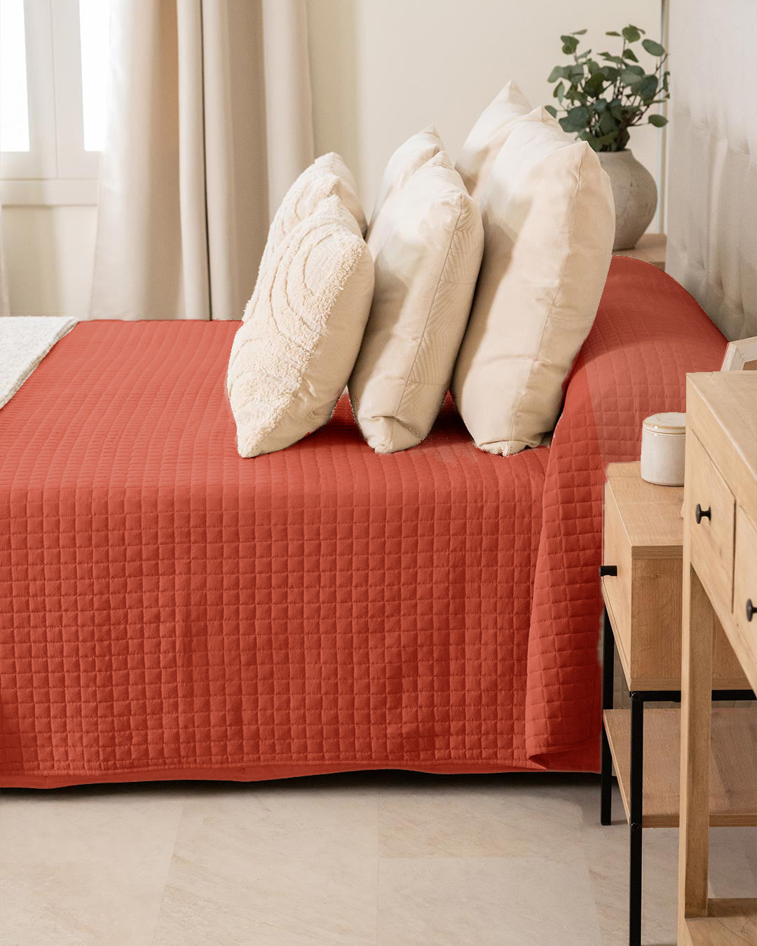 Colcha Cuadrito Lisa Rosette