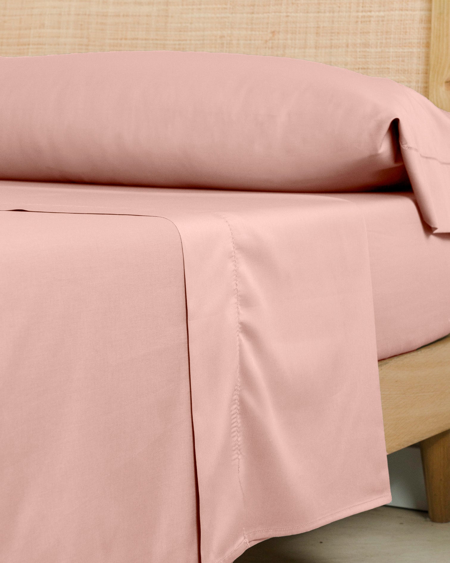 Bajera Algodón Satén Home Rosa Keike