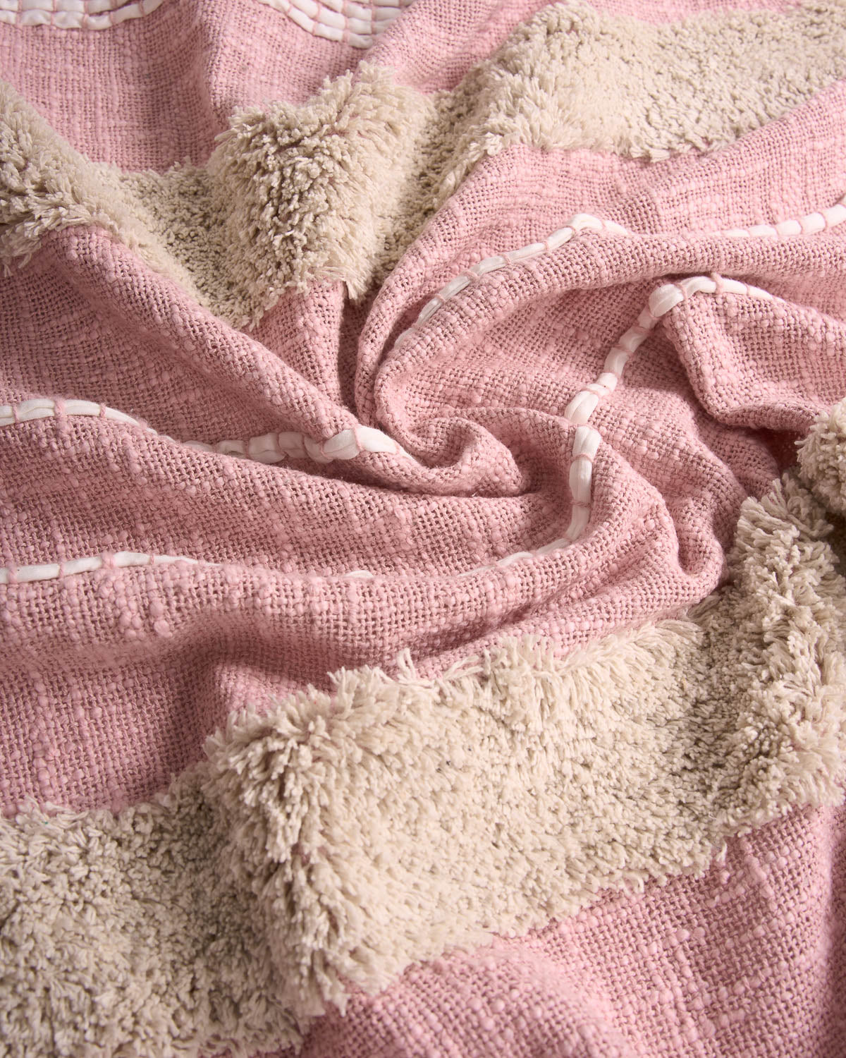 Plaid Cotó Domus Rosa Keike