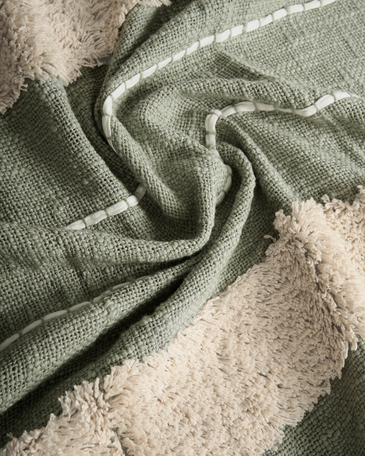 Plaid Algodón Domus Verde Tiffany