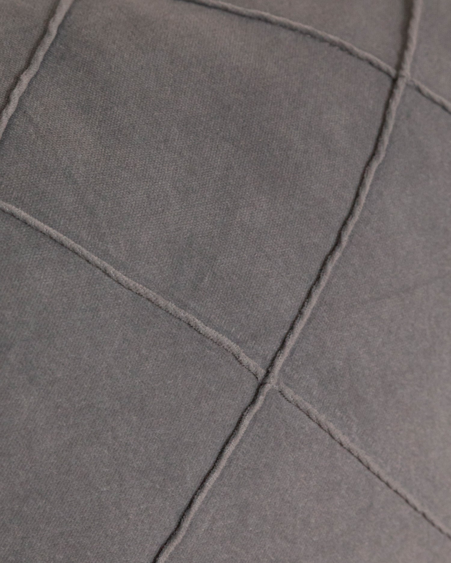 Cojín Terciopelo Algodón Rombo Azul Keike