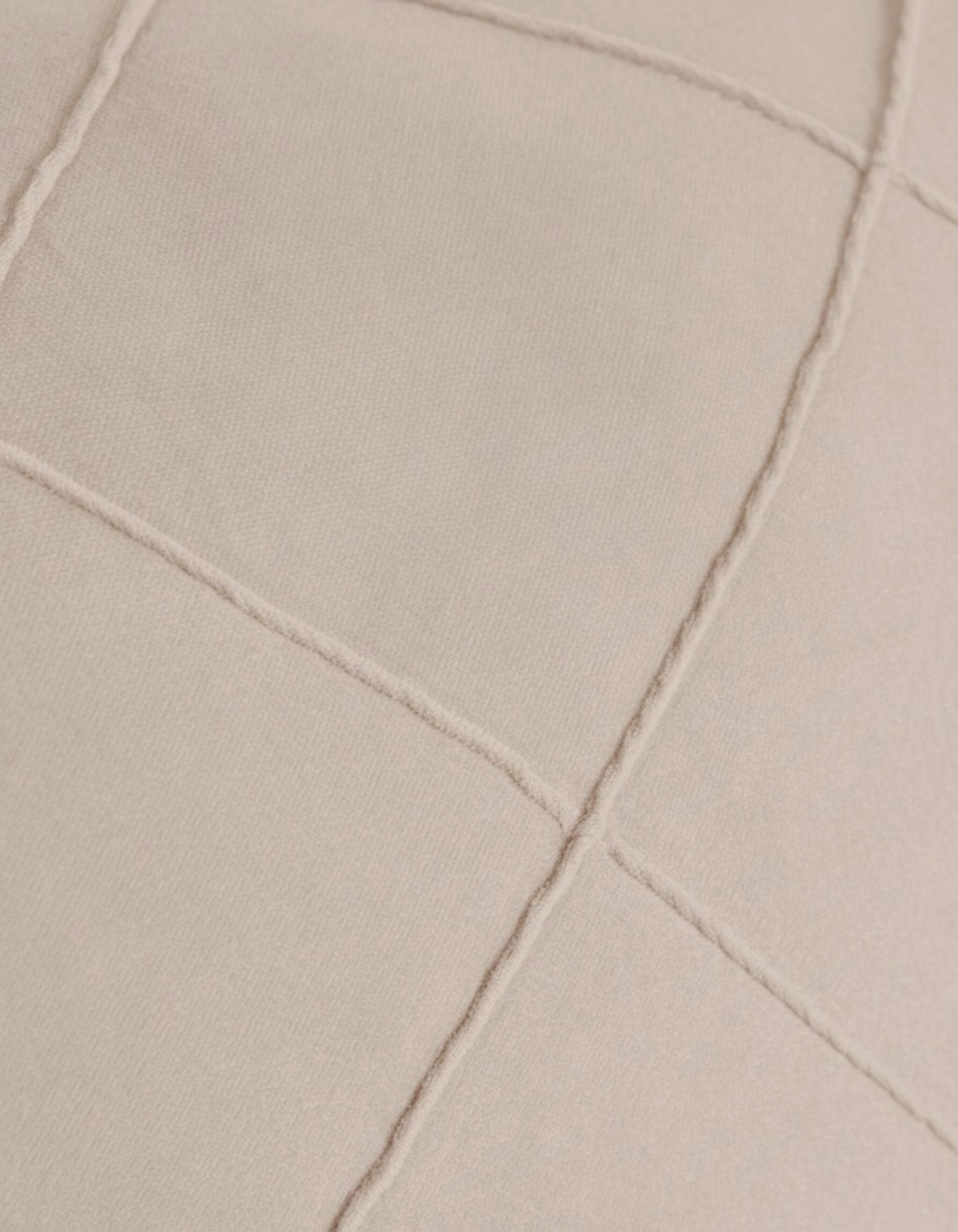 Cojín Terciopelo Algodón Rombo Topo