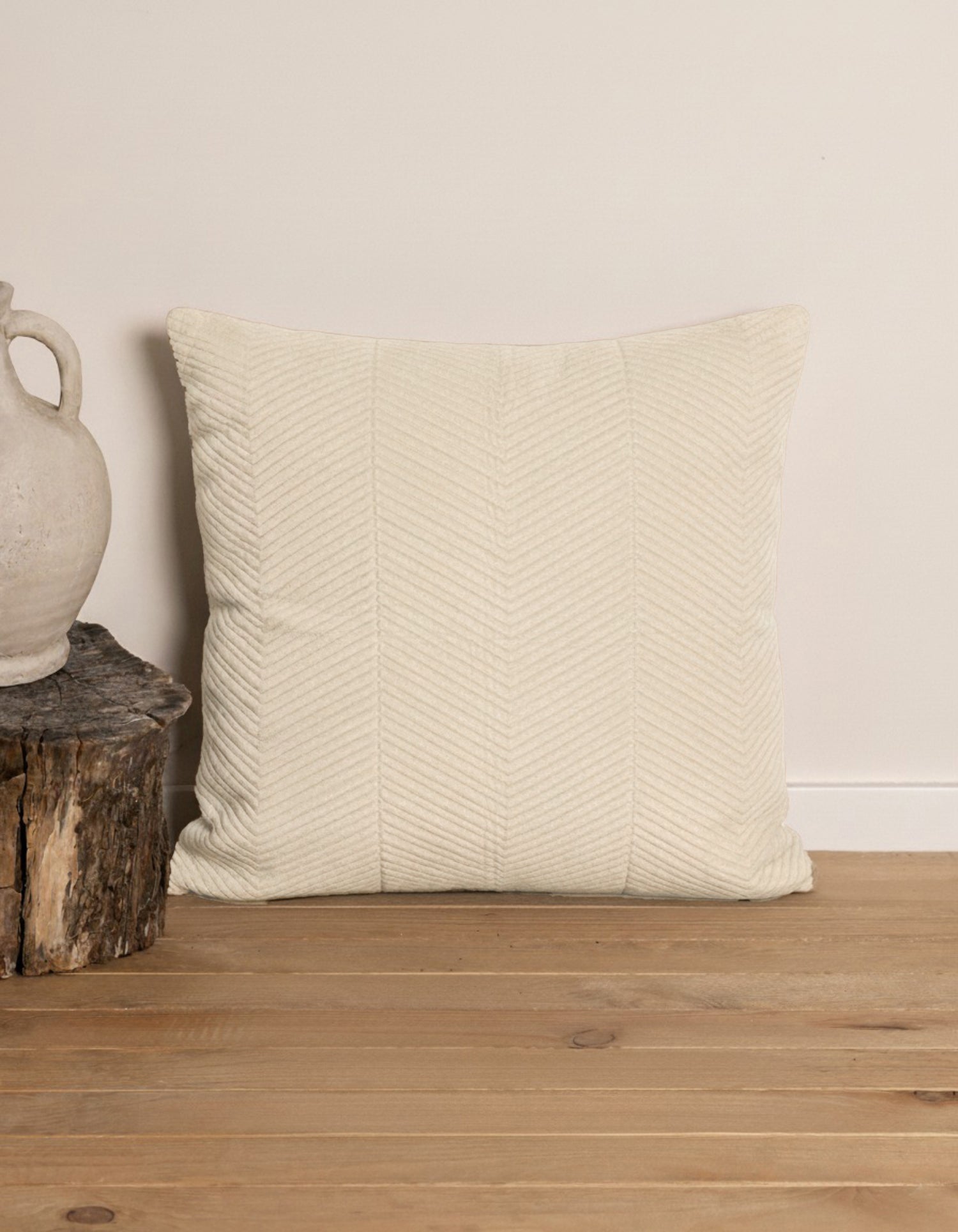 Cojín Efecto Desgastado Hungria Natural