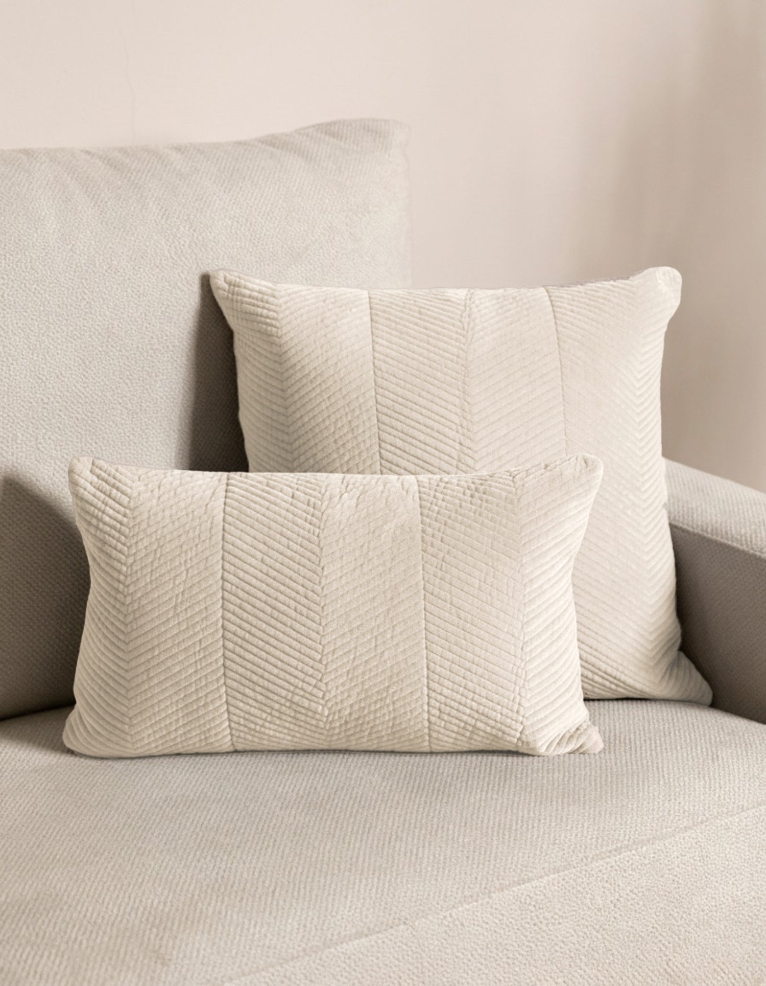 Cojín Efecto Desgastado Hungria Natural