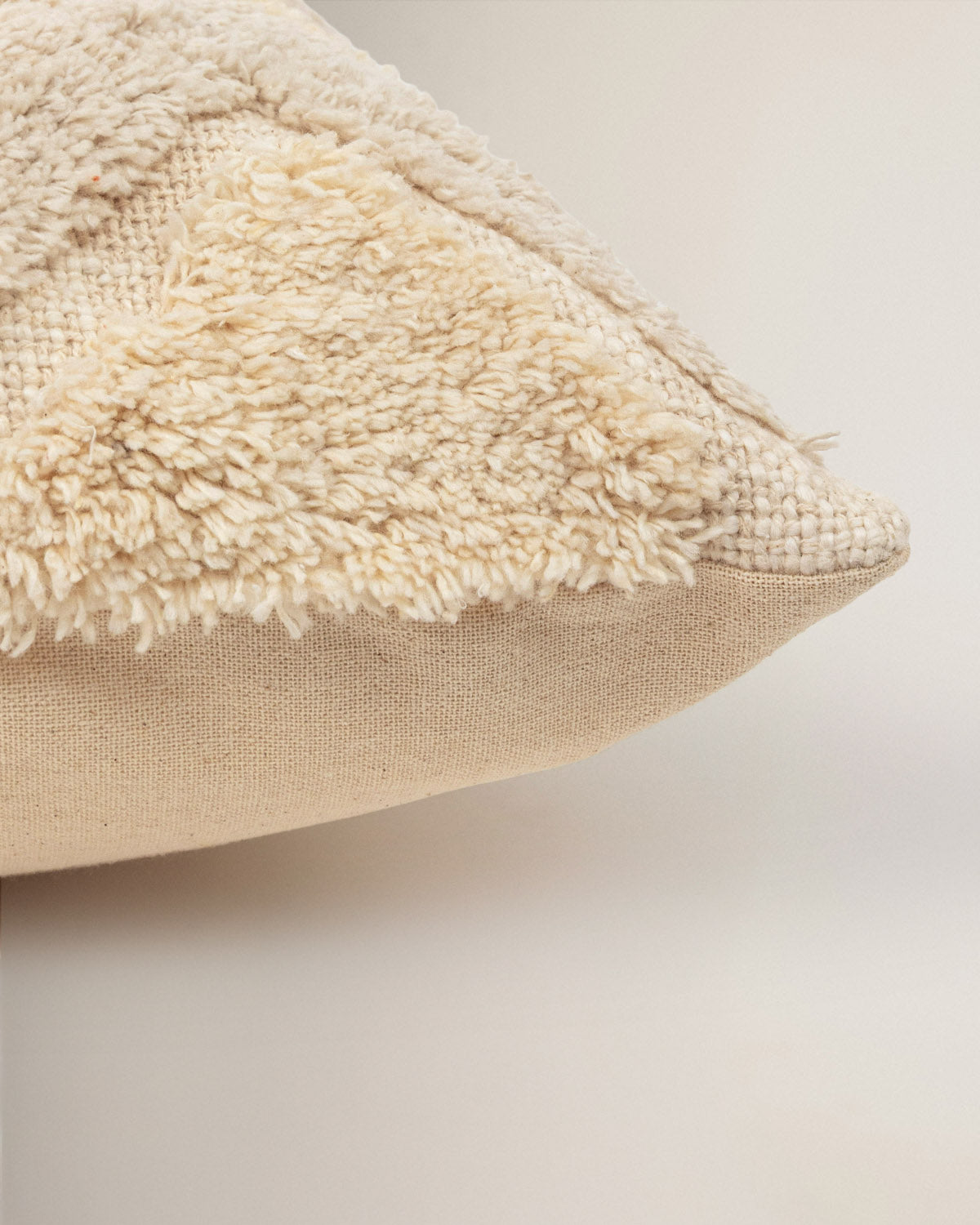 Cojín rectangular algodón basel topo