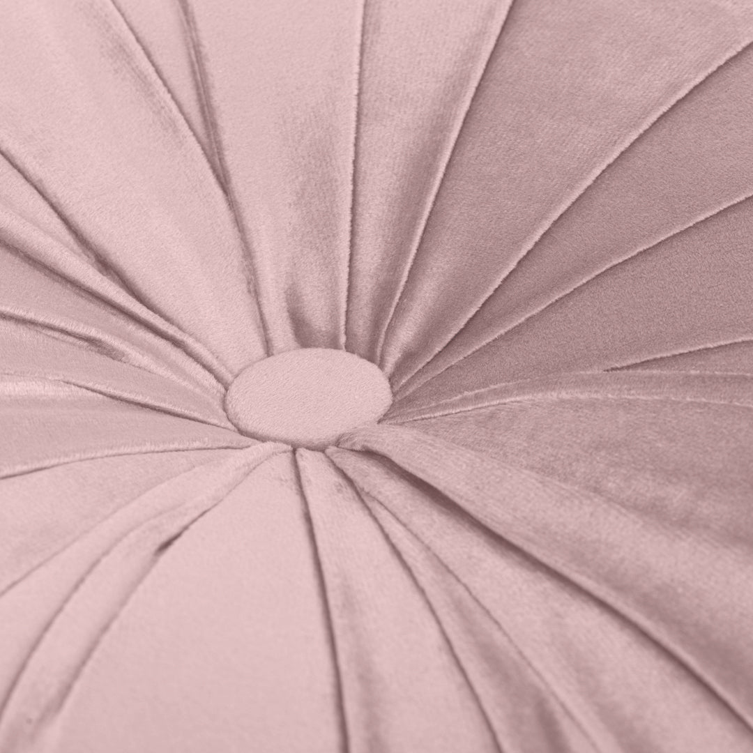 Cojín Terciopelo Algodón Oreo Rosa Keike