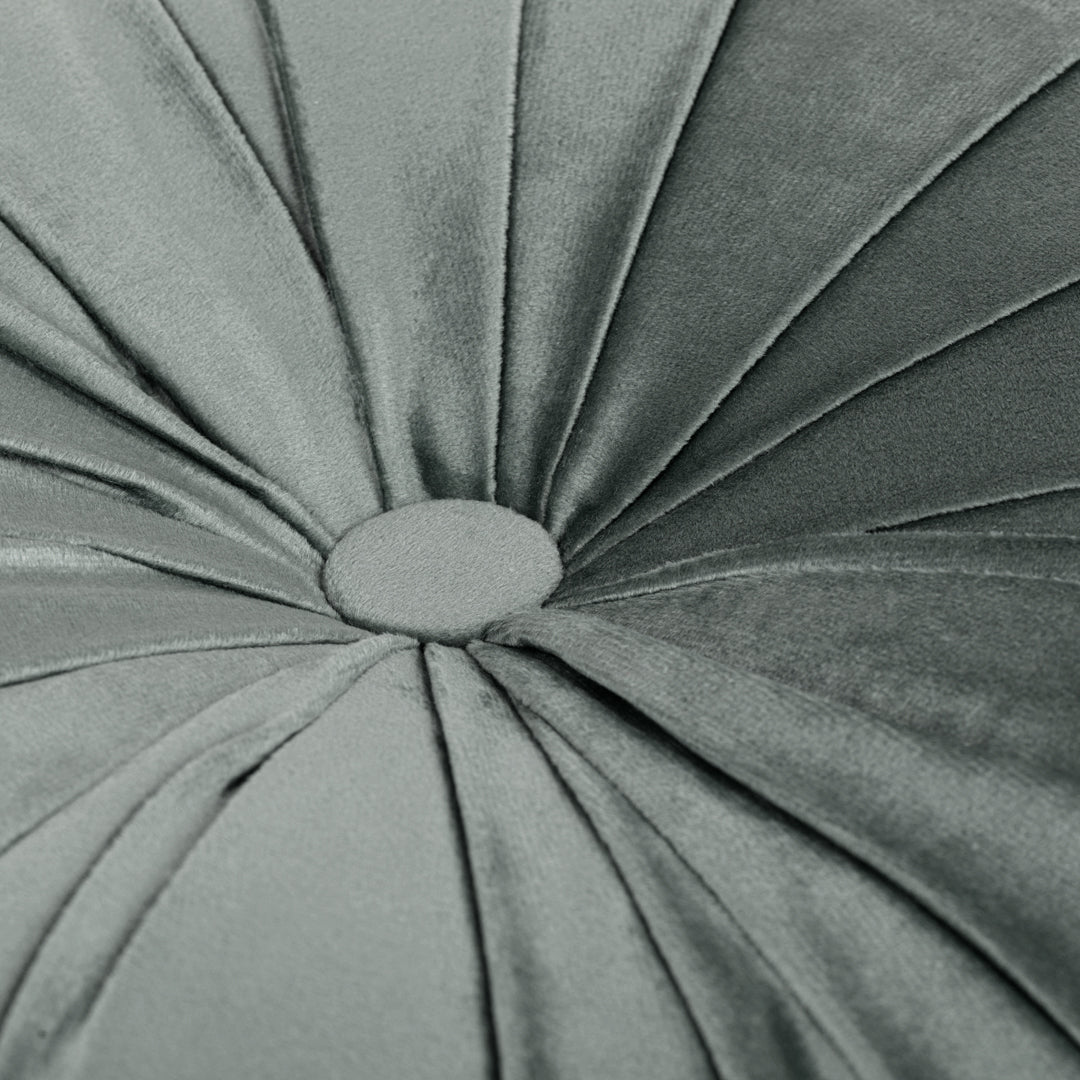 Cojín Terciopelo Algodón Oreo Verde Seco