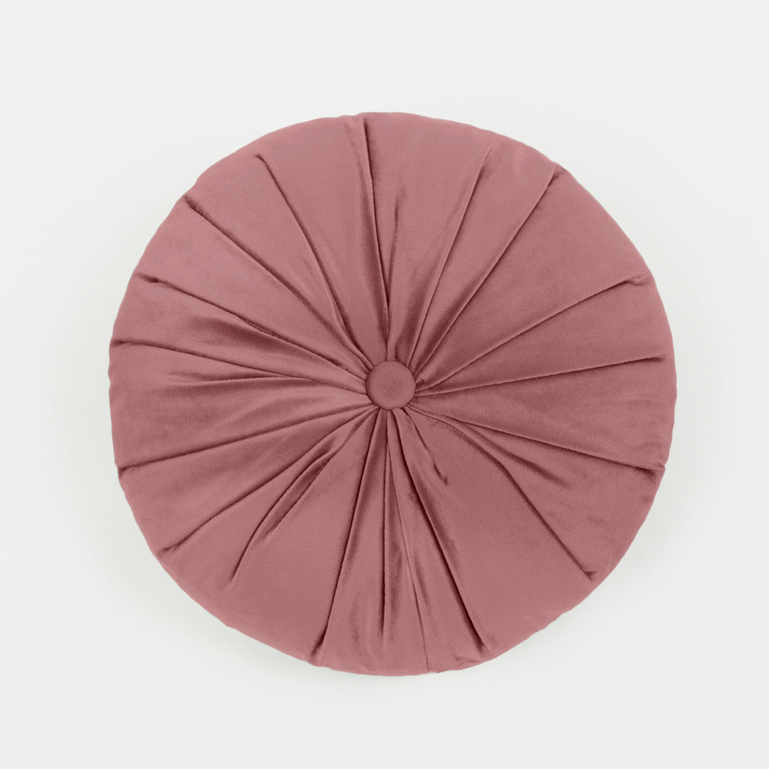 Cojín Terciopelo Algodón Oreo Rosette