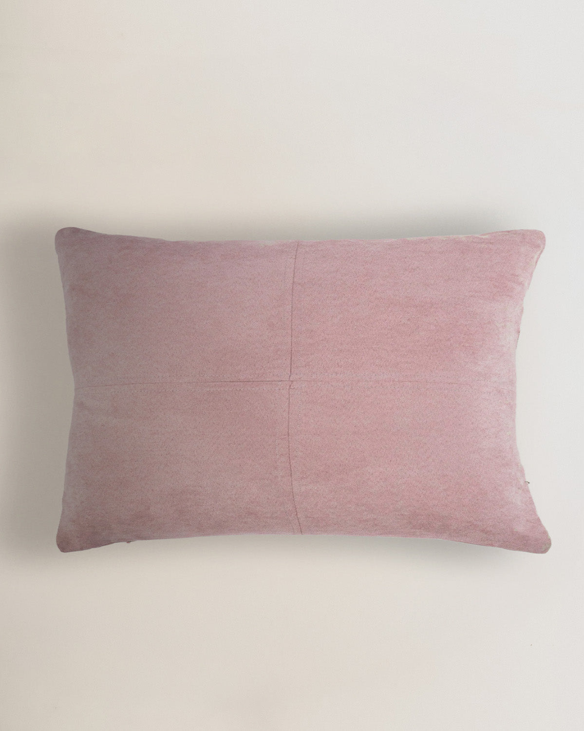 Cojín ante algodón rosa keike