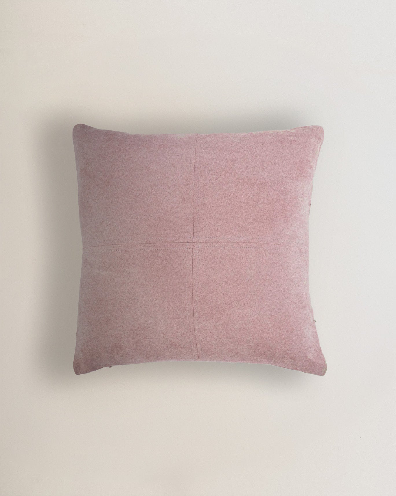 Cojín ante algodón rosa keike
