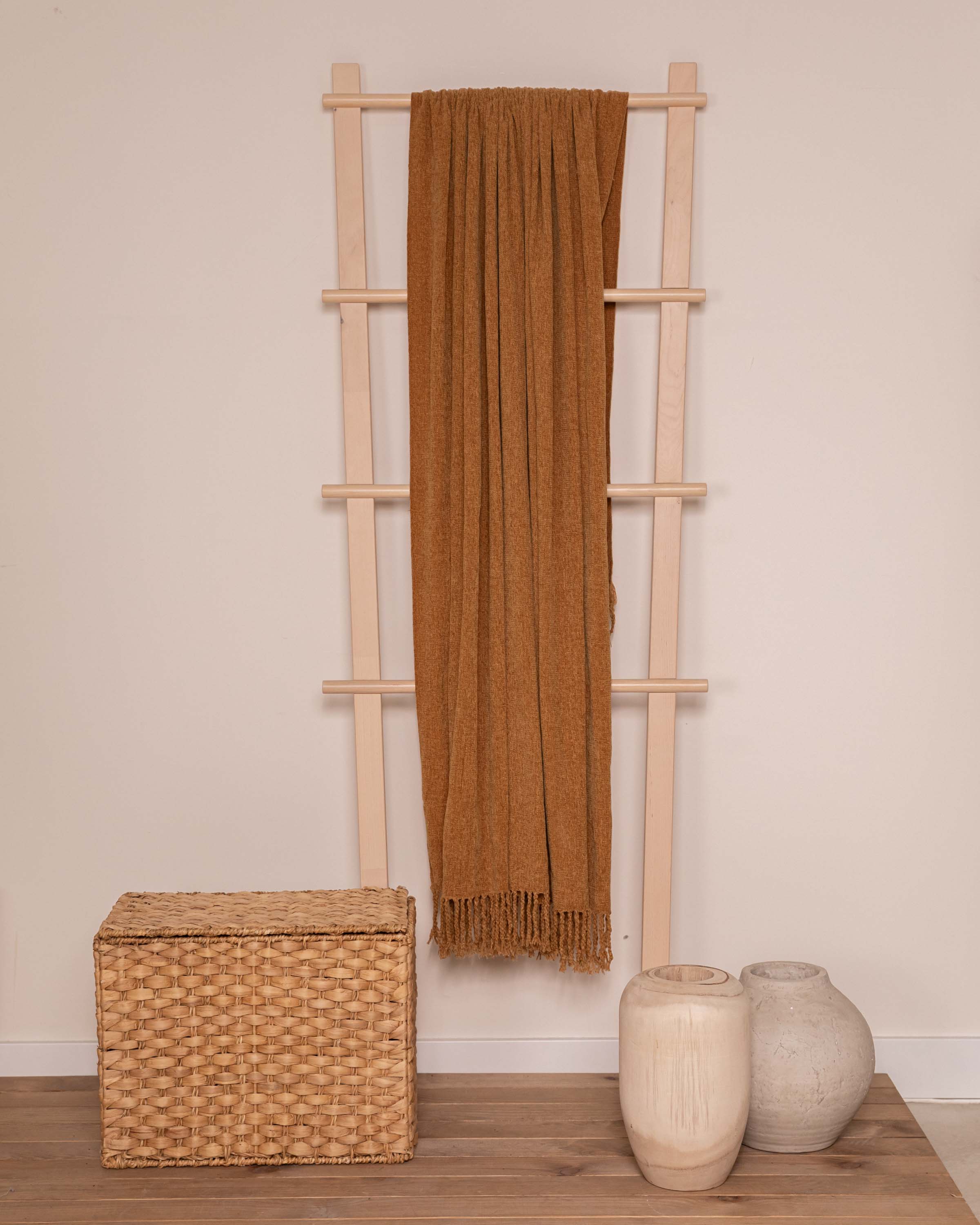 Plaid Chenilla Ocre