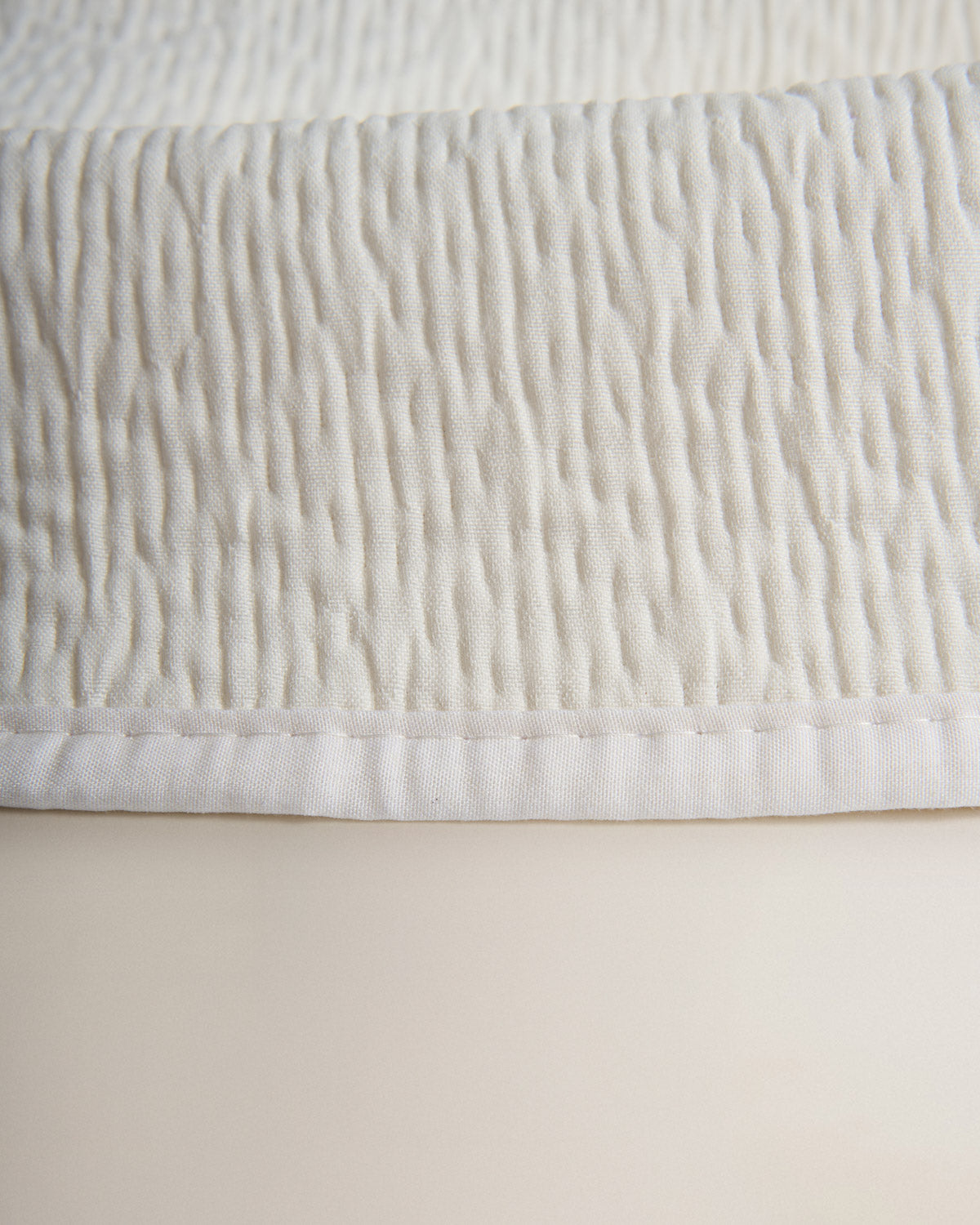 Colcha doble tela jacquard ayana natural