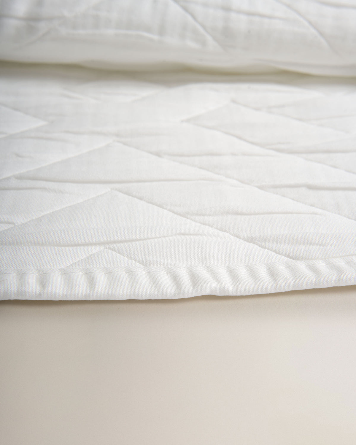 Colcha doble tela jacquard nela blanco