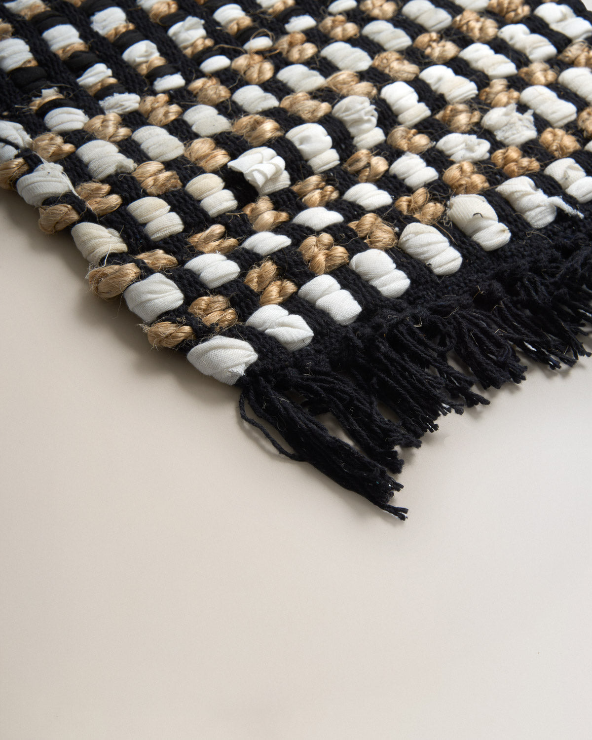 Alfombra Algodón Mirra Negro