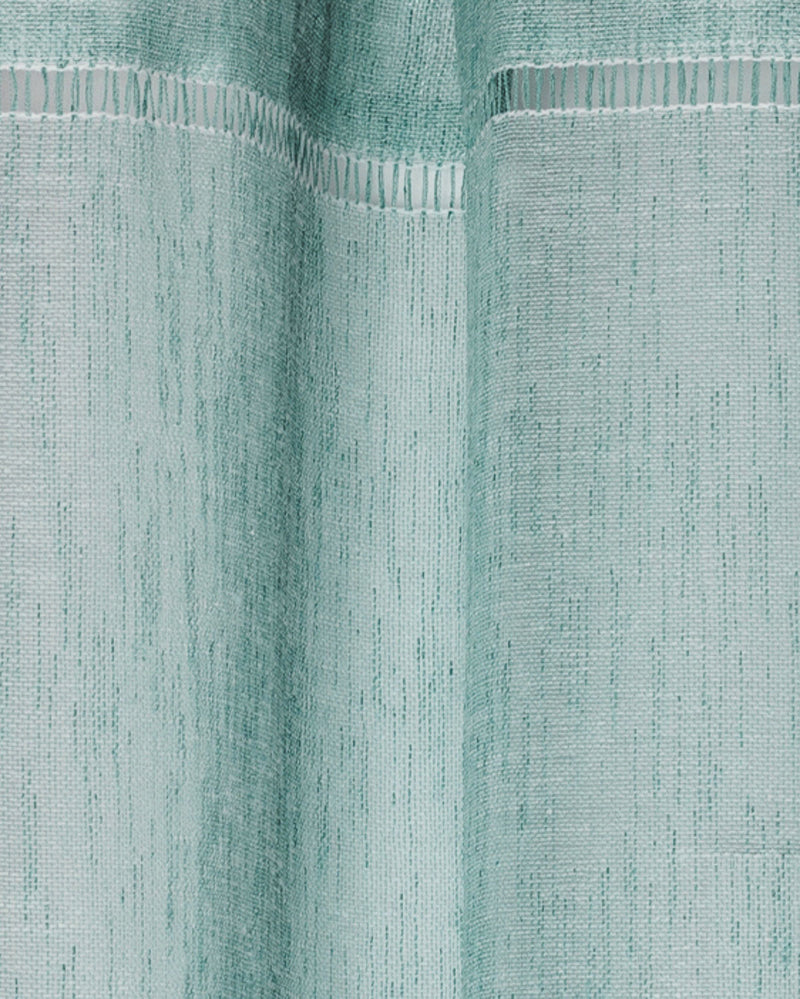 Cortina ollao kenitra semitranslúcida verde tiffany