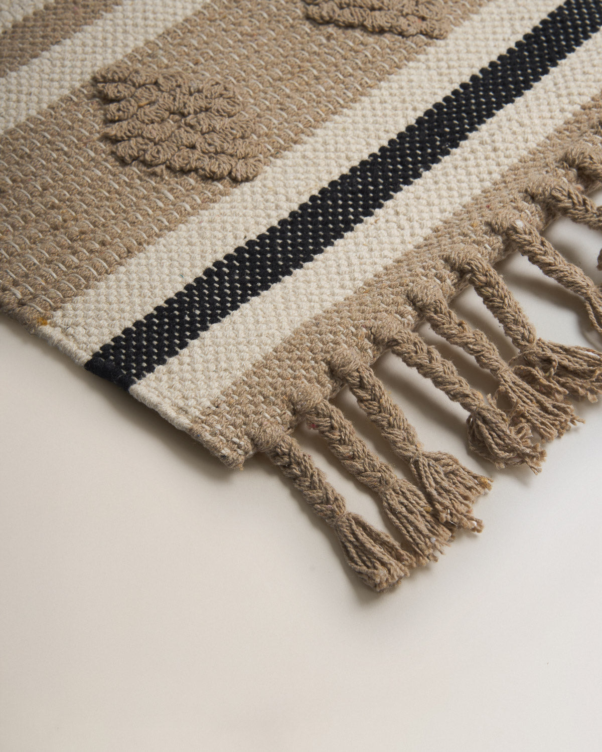 Tapis de coton Parparela Sable