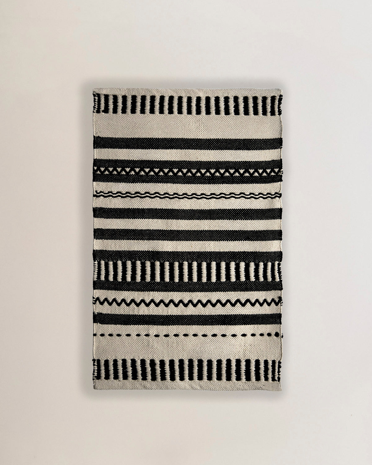 Alfombra Algodón Leito Negro