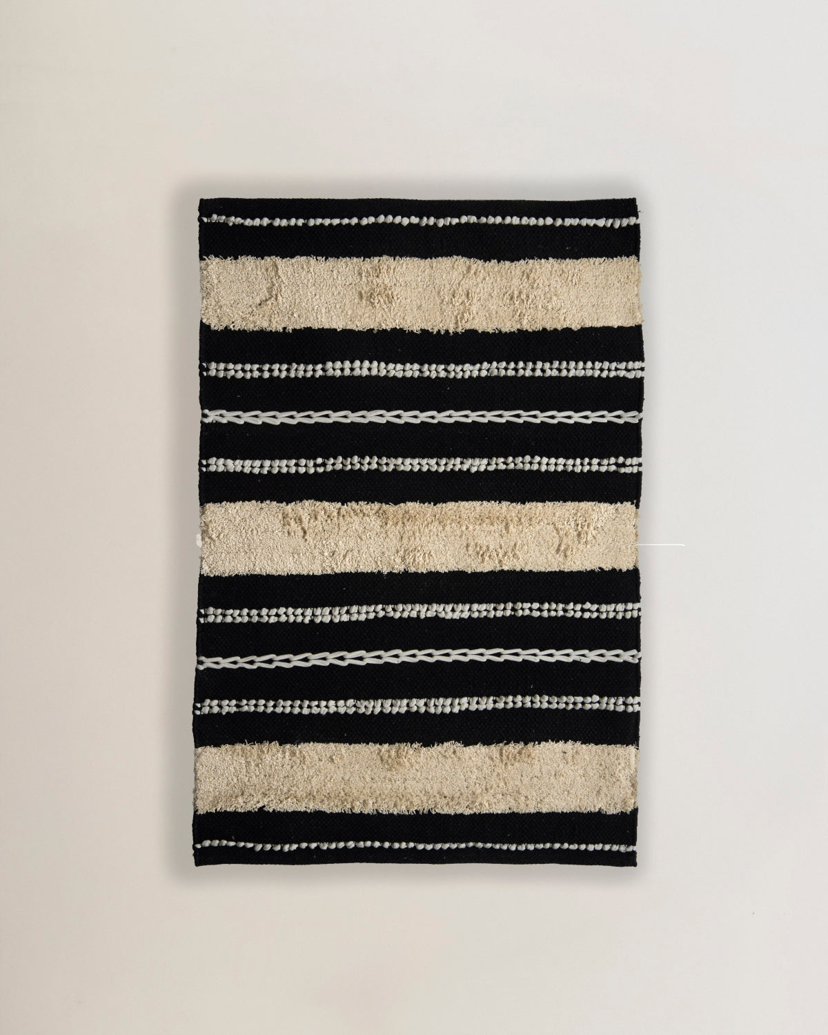 Domus Black Cotton Rug