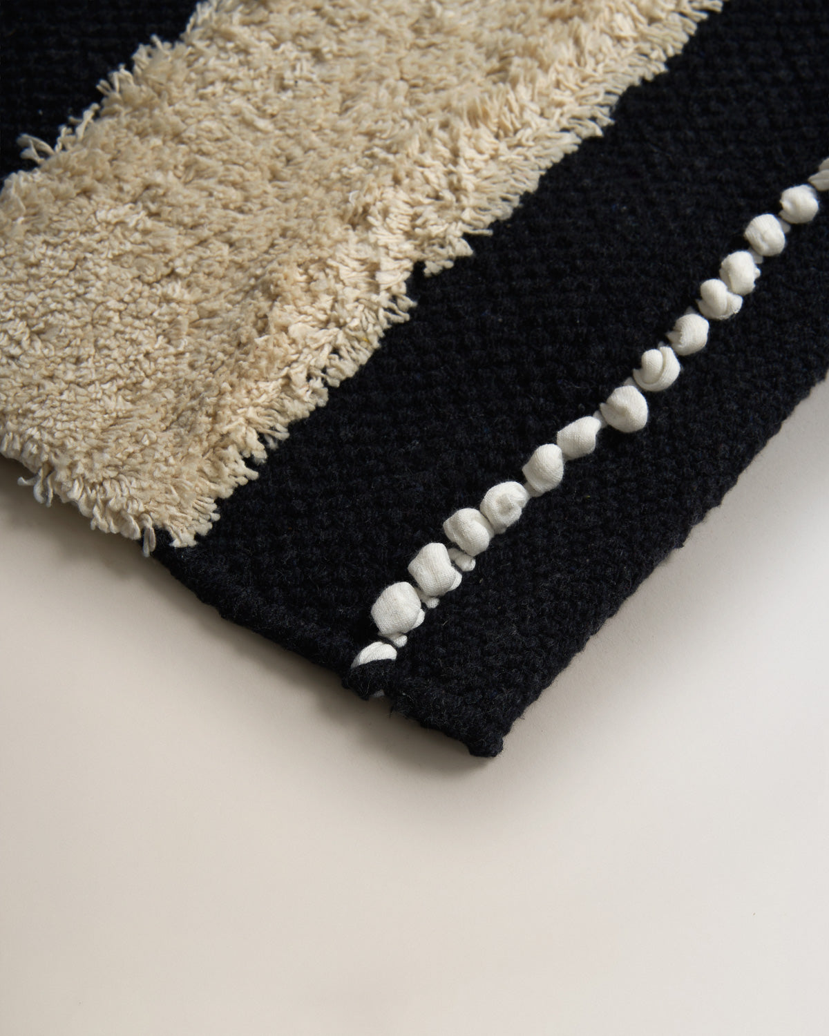 Domus Black Cotton Rug