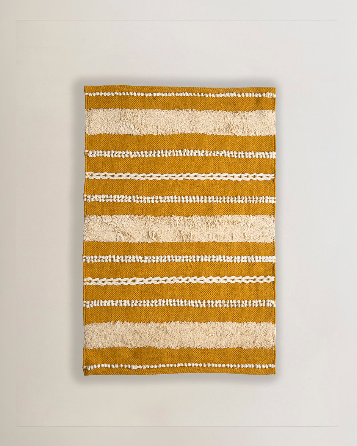 Domus Mustard Cotton Rug
