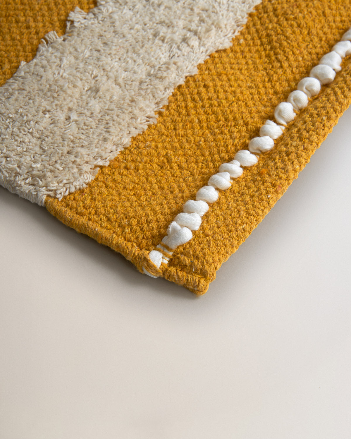 Domus Mustard Cotton Rug