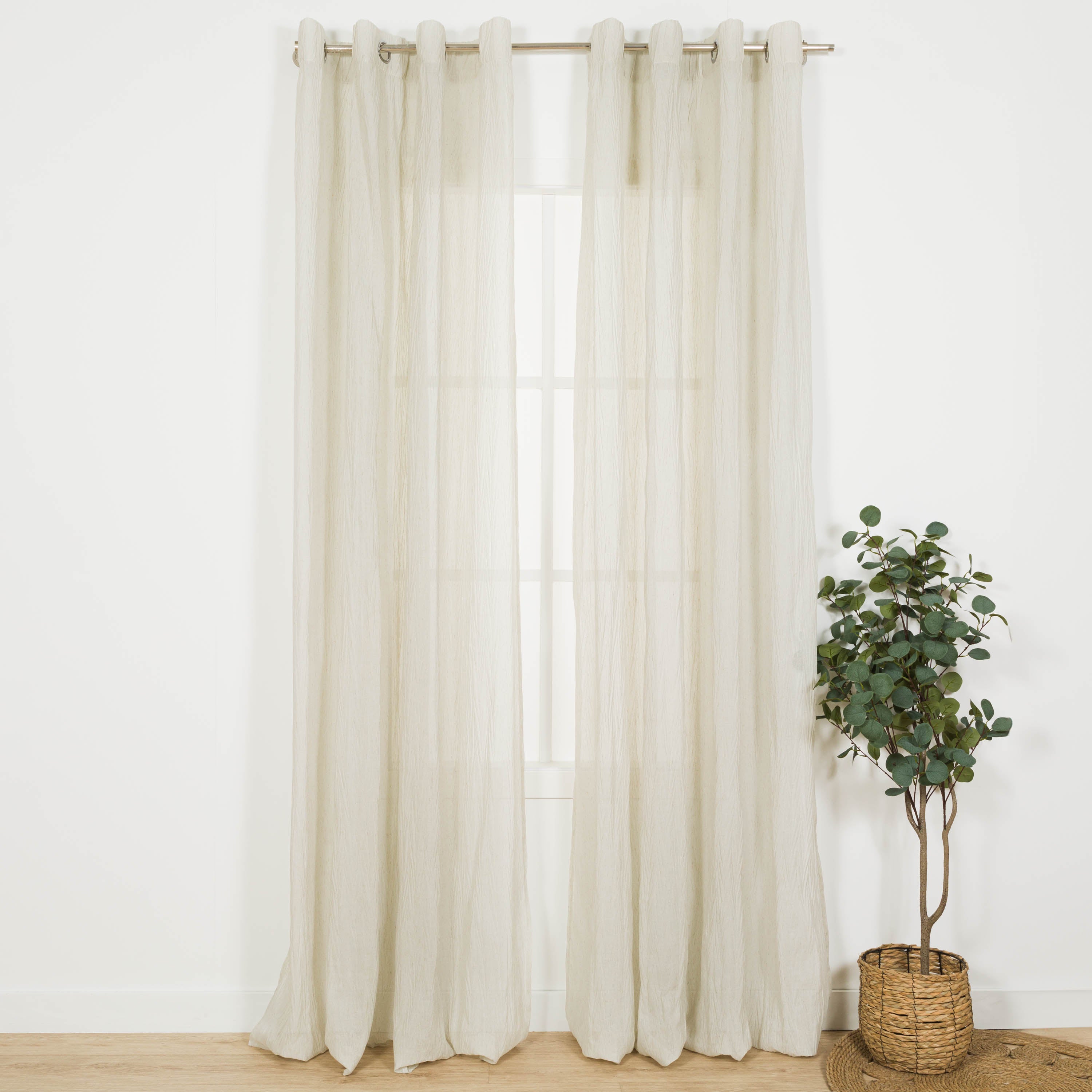 Cortina Ollao Liebe Gris Claro