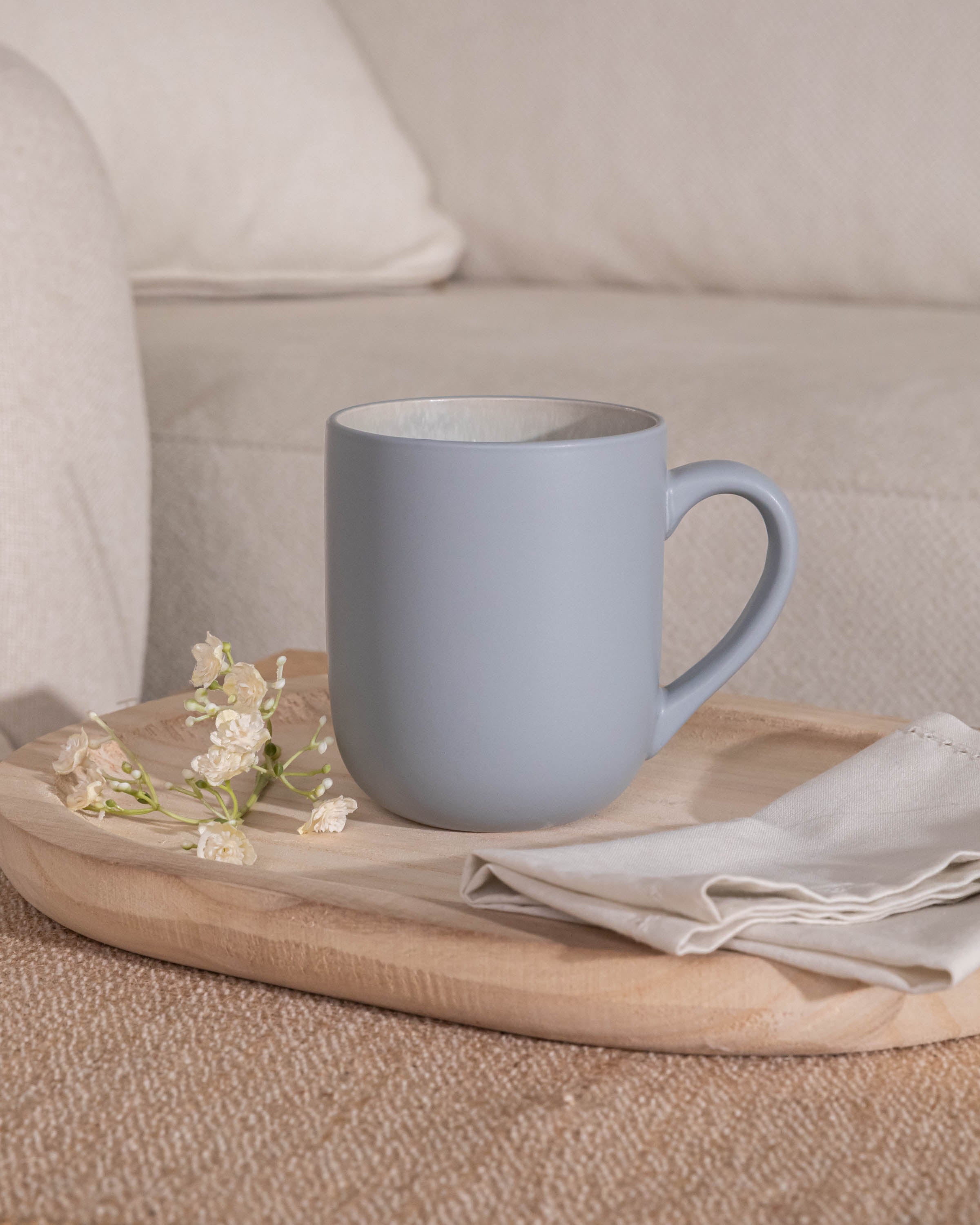 Taza gres esperina índigo
