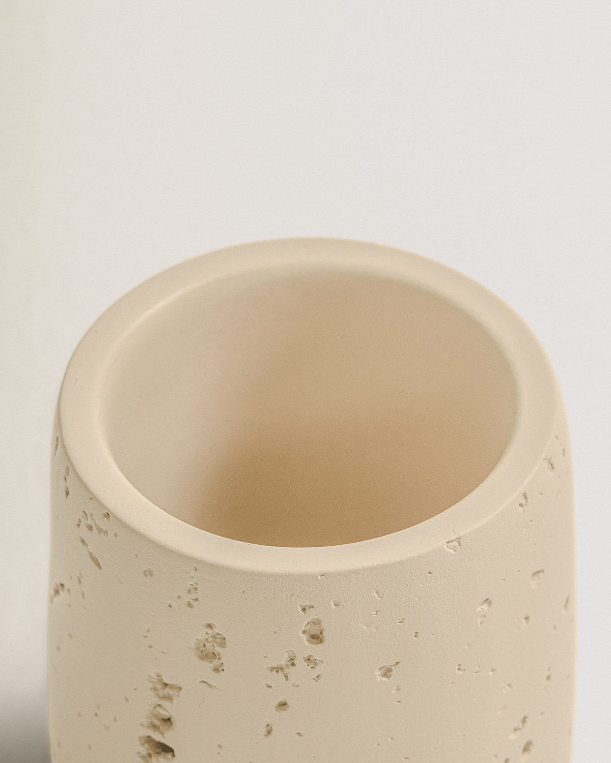 Vaso Cepillo Dientes de piedra Ventria Natural