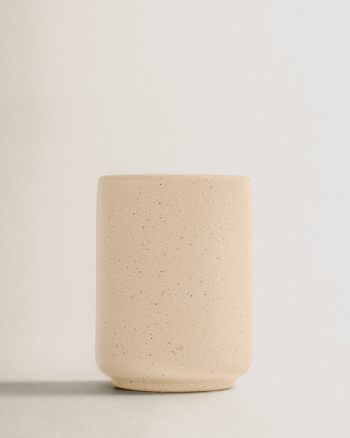 Vaso Cepillo Dientes Gres Corkilia Beige