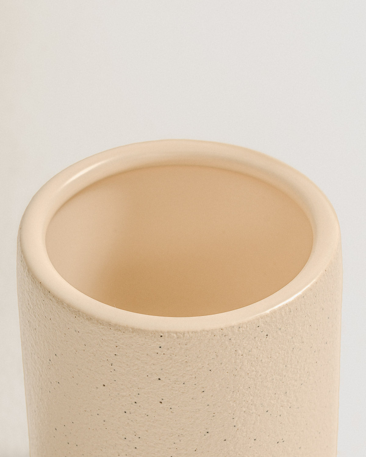 Vaso Cepillo Dientes Gres Corkilia Beige