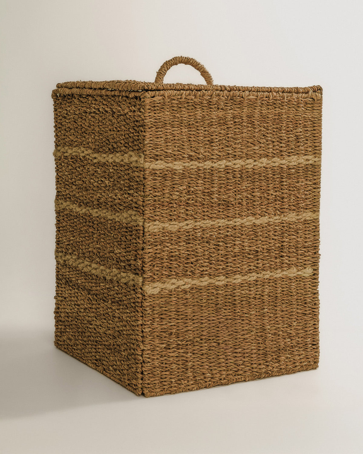 Panier à linge Natural Turbo avec couvercle