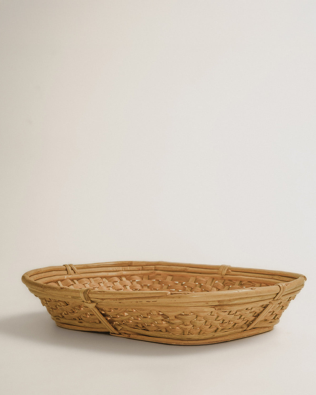 Cesta Alargada Trenzada Armando Natural