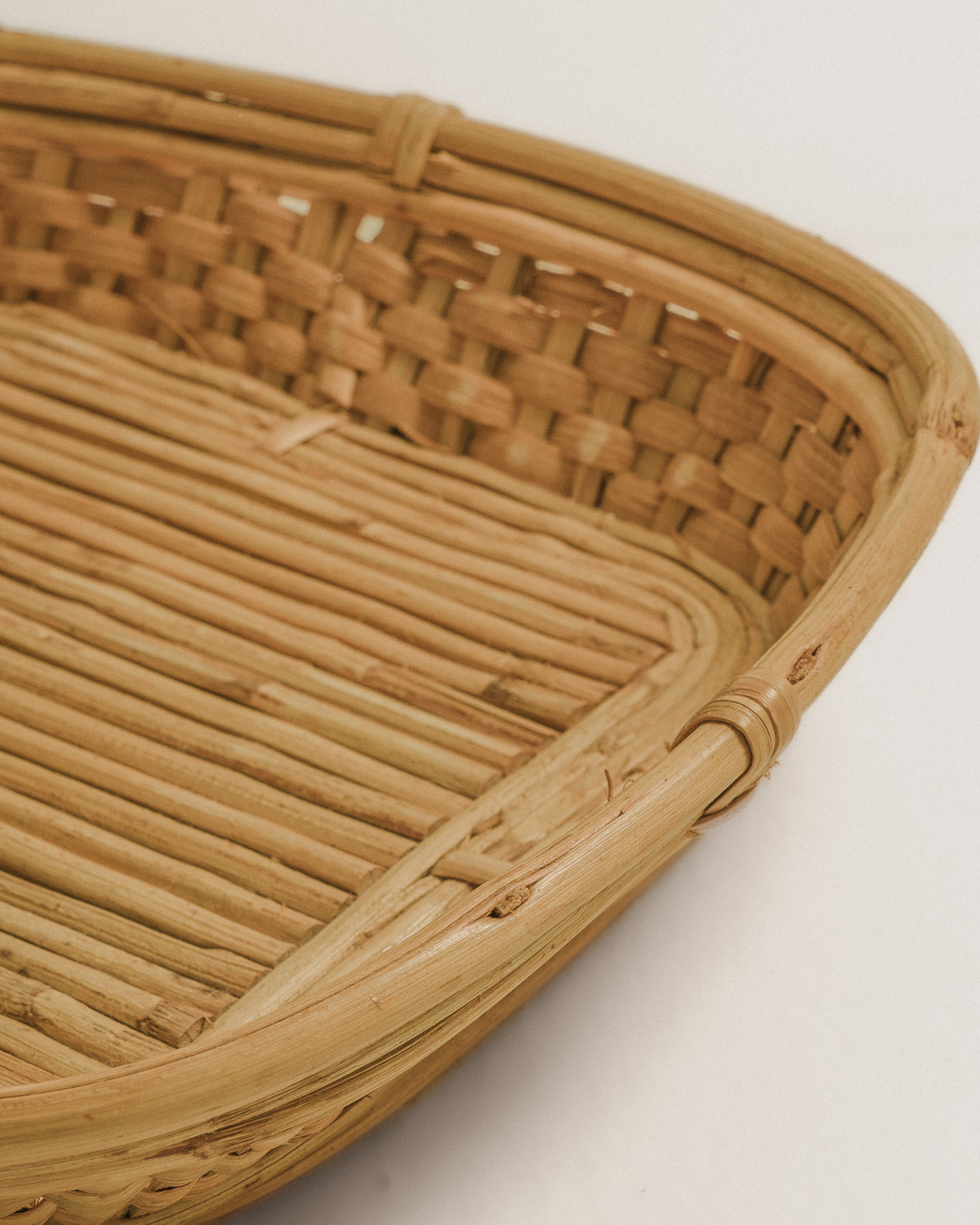 Cesta Alargada Trenzada Armando Natural