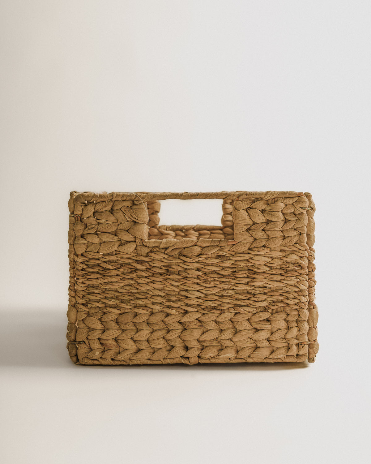 Cesta Trenzada con Asas Meghna Natural/Beige