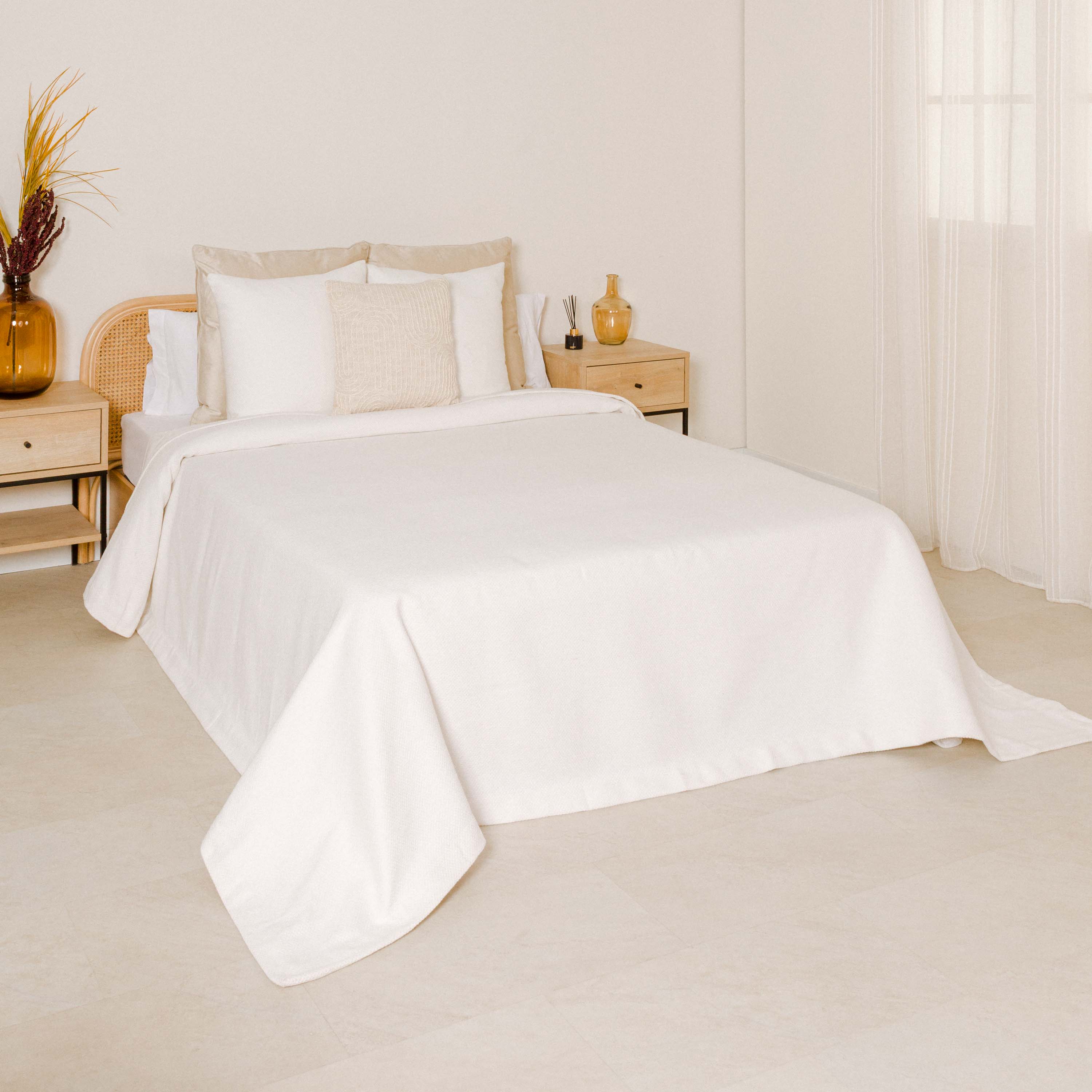 Colcha Pique Cala Natural