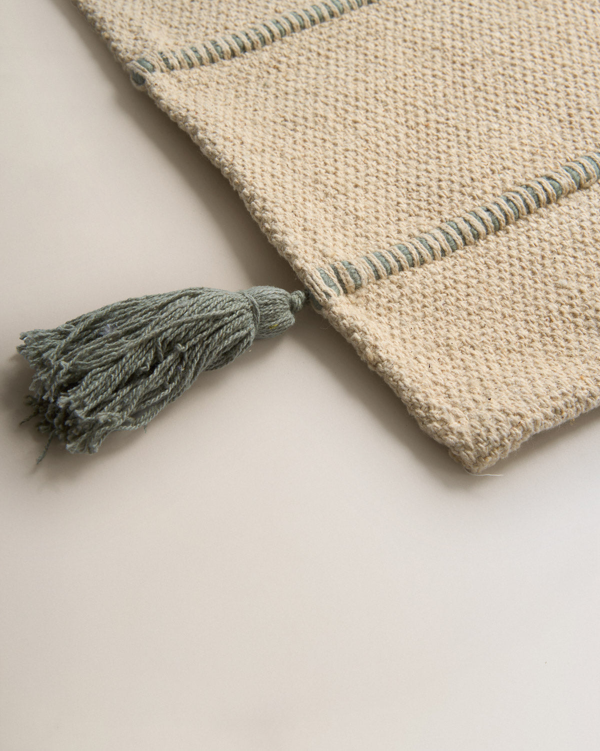 Nereita Dry Green Cotton Rug