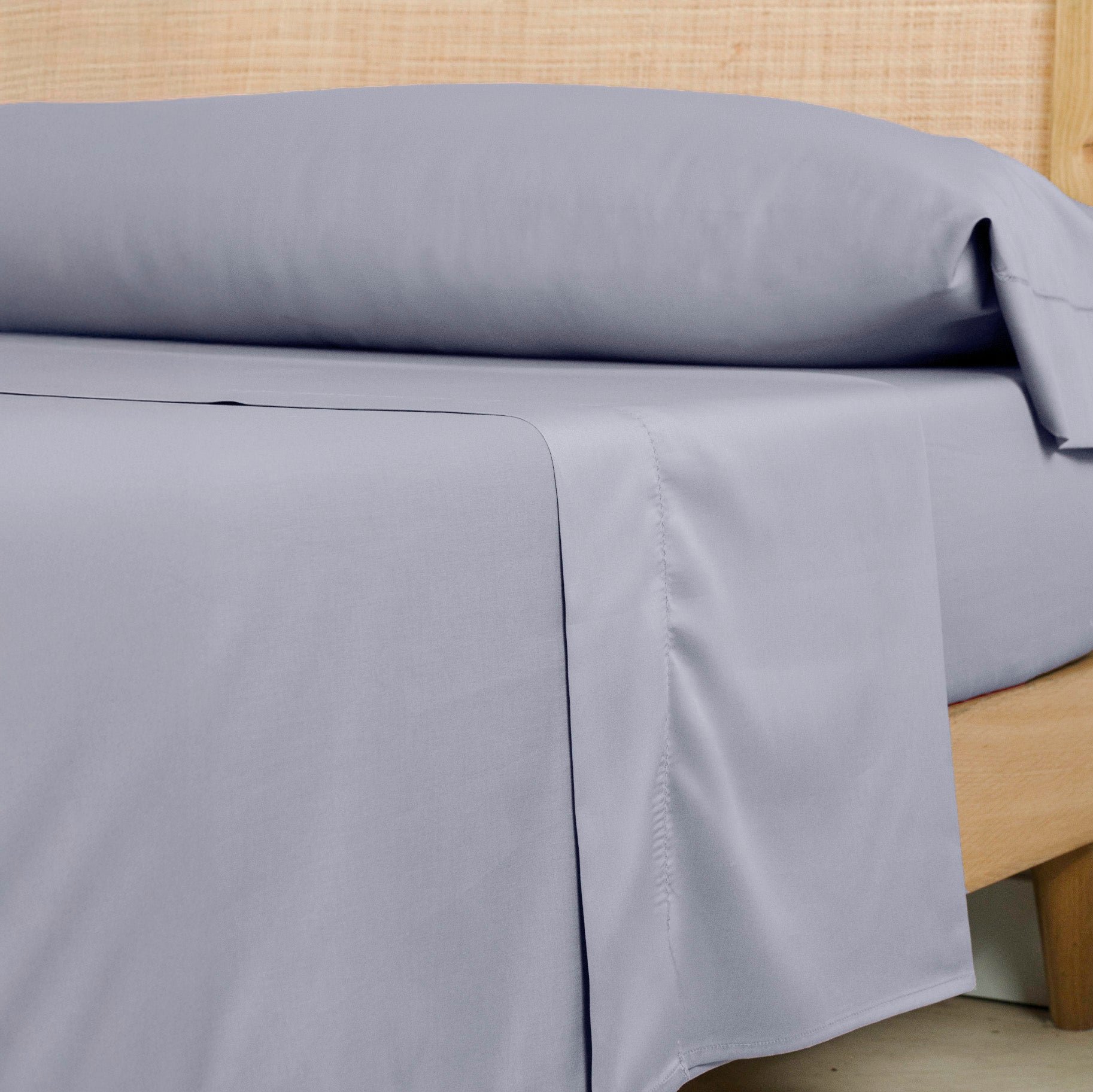 Bajera Algodón Satén Home Azul Keike