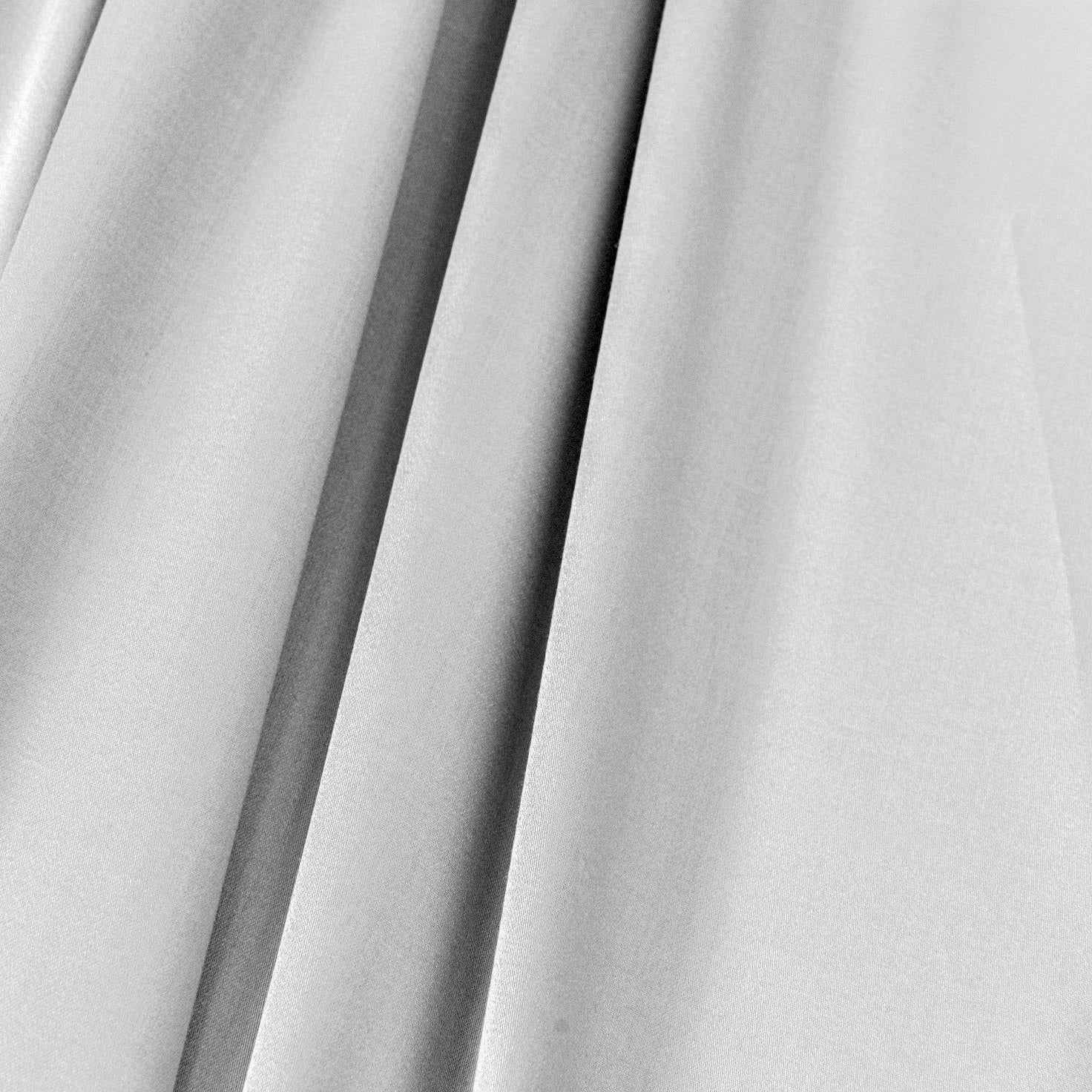 Lençol ajustável Algodão Satén Home Cinza Claro