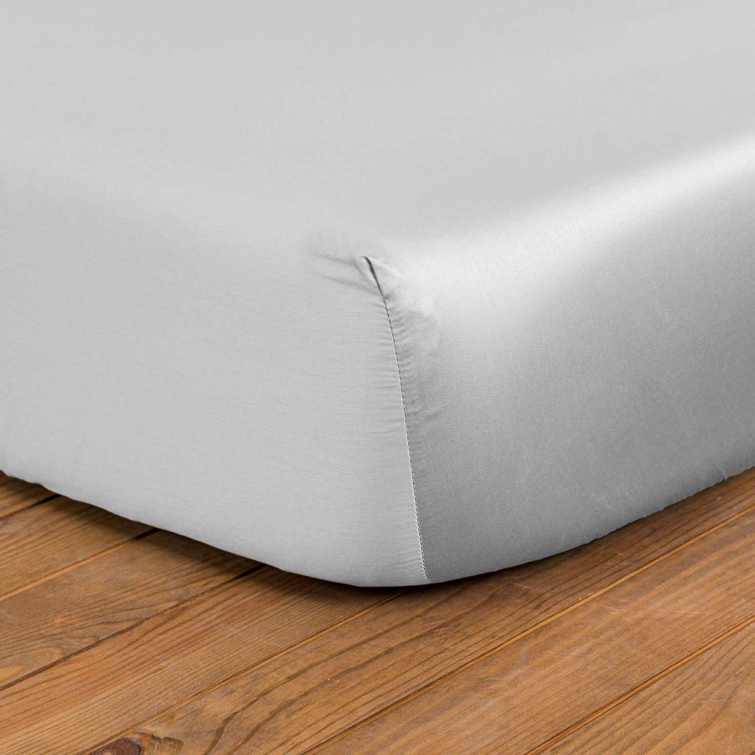 Bajera Algodón Satén Home Gris Claro