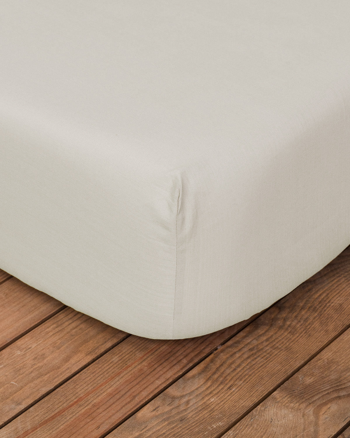 Lençol de baixo Algodão Tintura Home Cinza Claro