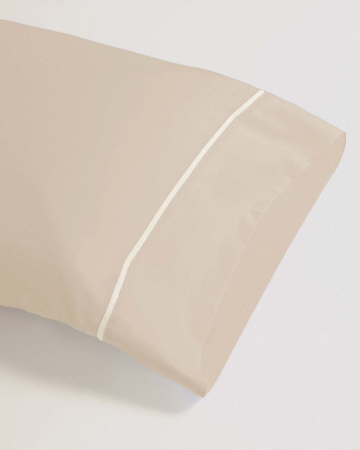 Funda de Almohada Algodón Percal con vivos Topo