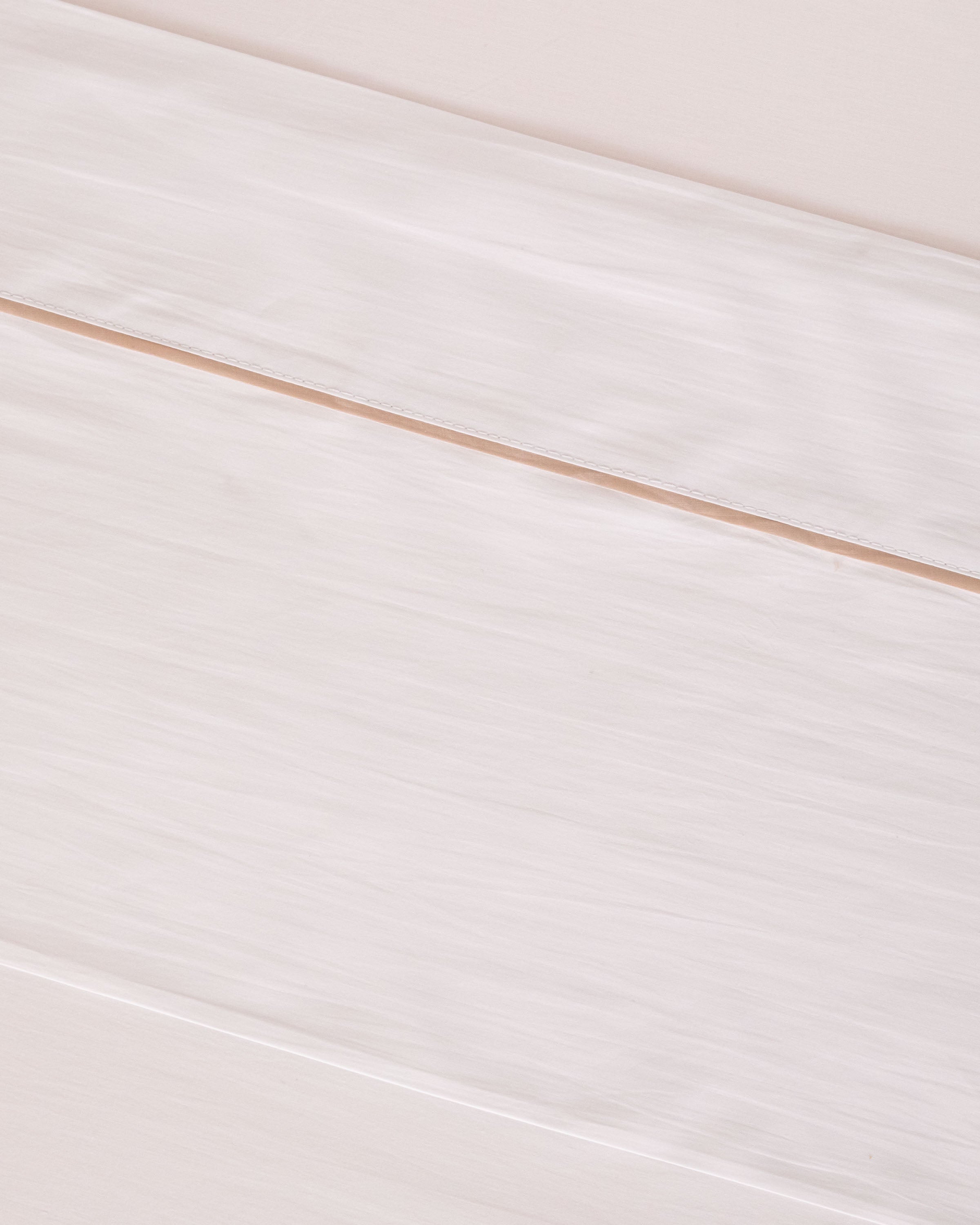 Joc de Llençols Cotó Percal amb Viu Blanc