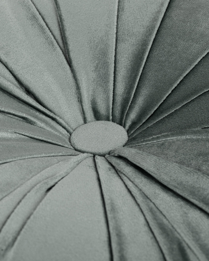 Cojín Terciopelo Algodón Oreo Verde Seco