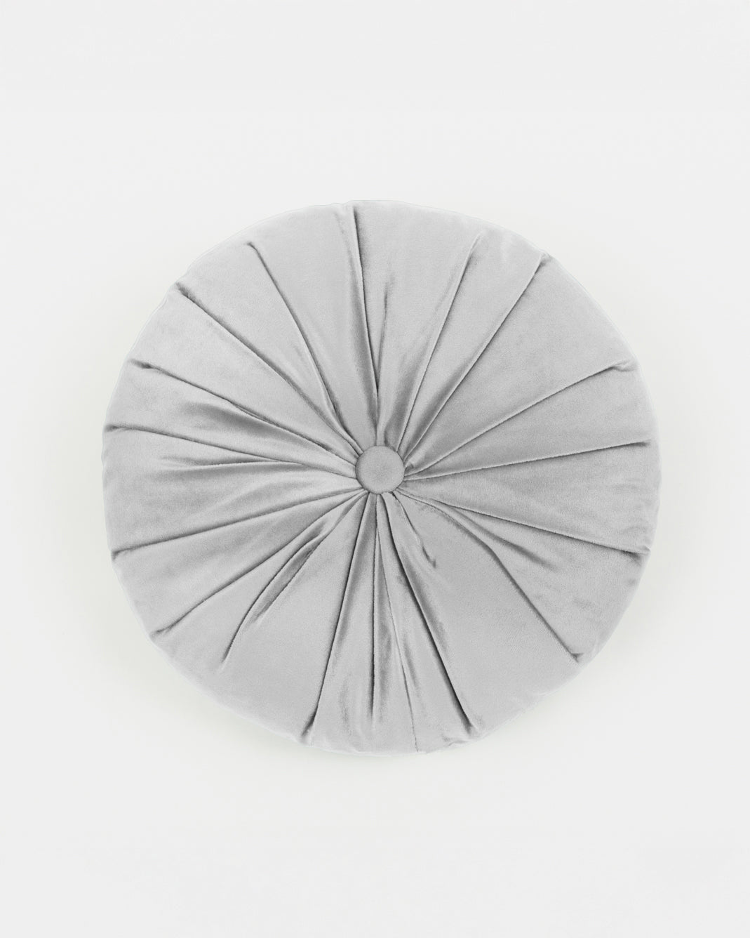 Cojín Terciopelo Algodón Oreo Gris Claro