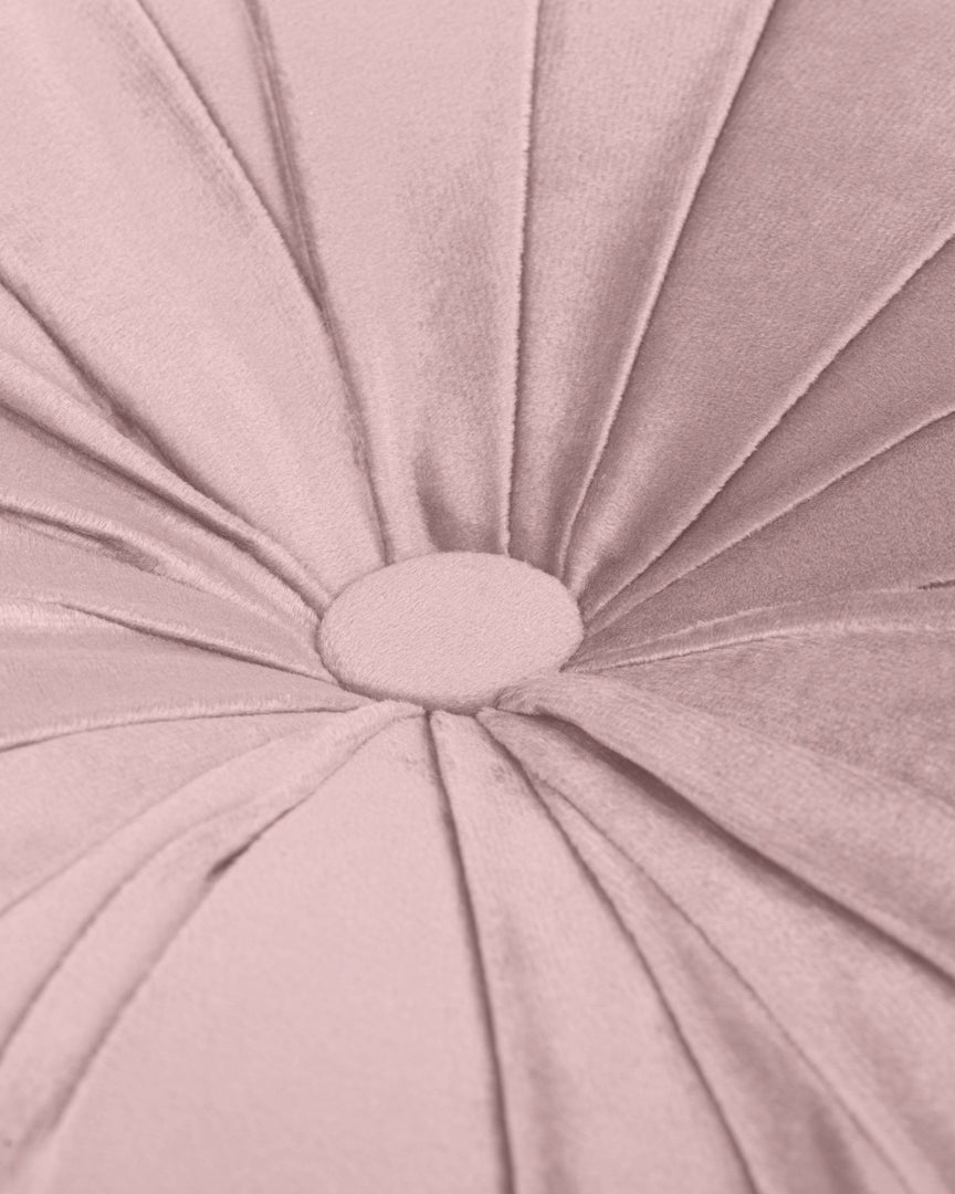 Cojín Terciopelo Algodón Oreo Rosa Keike