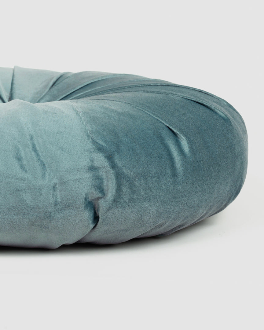 Almofada em Veludo de Algodão Oreo Verde Keike